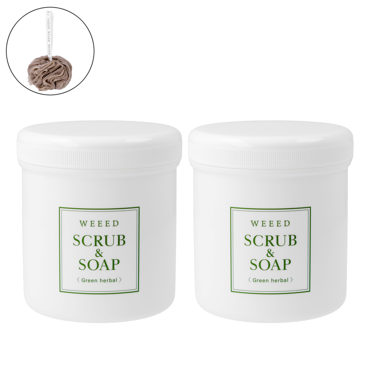 WEEED 医薬部外品スクラブ&ソープ500g×2個セット ウィード（WEEED