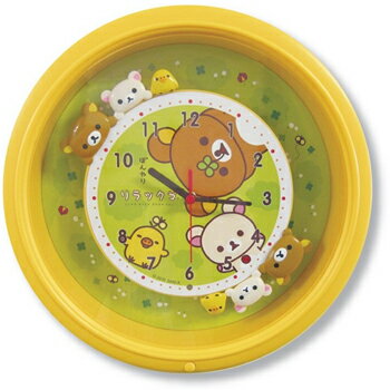 楽天市場】アリアス WC06499RK リラックマ からくりウォールクロック