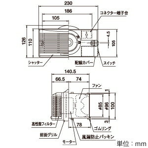 楽天市場】マックス MAX プラズマクラスター 強制給気ファン VF