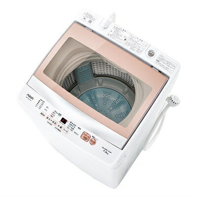 楽天市場】アクア AQUA 全自動洗濯機 AQW-KSGP7H P ピンク 7.0kg
