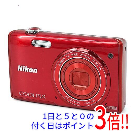 楽天市場】ニコン Nikon COOLPIX Life デジタルカメラ L31 RED | 価格
