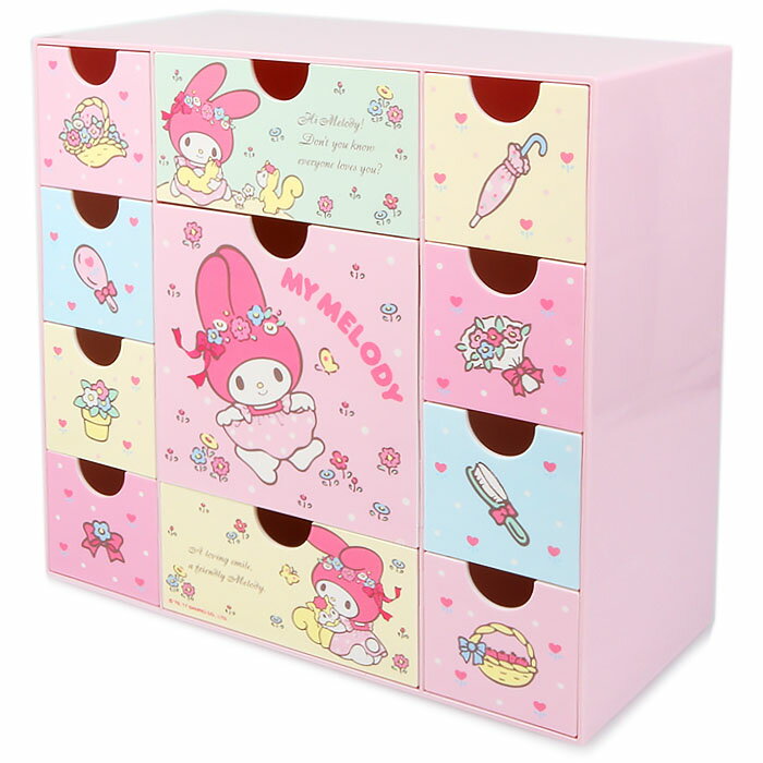 楽天市場】サンリオ マイメロディ 引き出したくさんプラチェスト