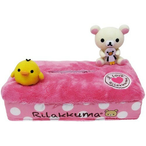 楽天市場】森本産業 ティッシュケースカバー コリラックマ(1コ入