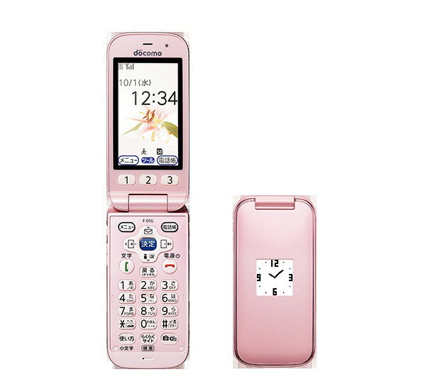 楽天市場】NTTドコモ FUJITSU らくらくホン ベーシック4 F-01G ピンク