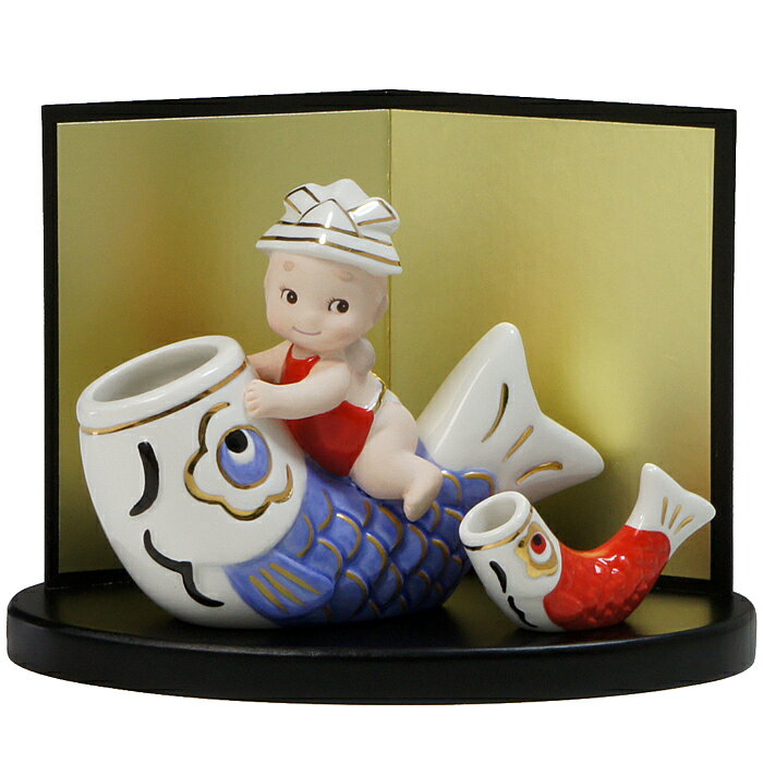 楽天市場】加藤工芸 五月人形 ローズオニールキューピー五月人形