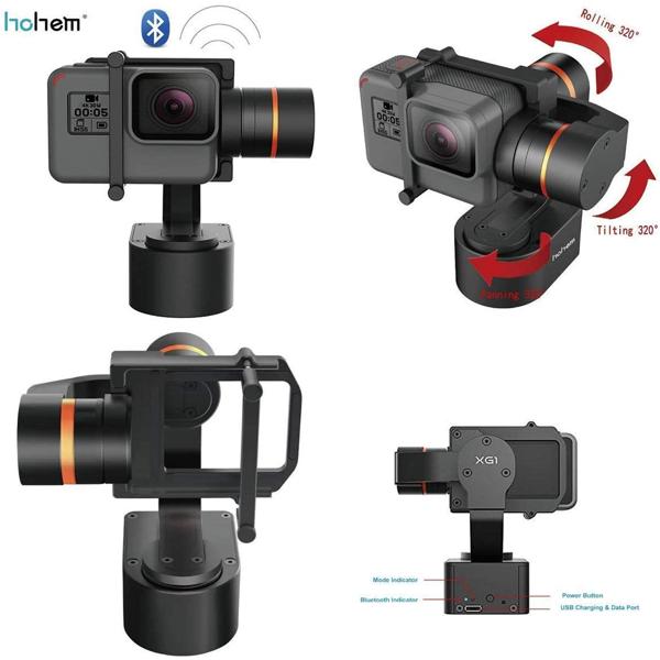 ホーエン(Hohem) 3軸 アクションカメラ用 スタビライザー XG1