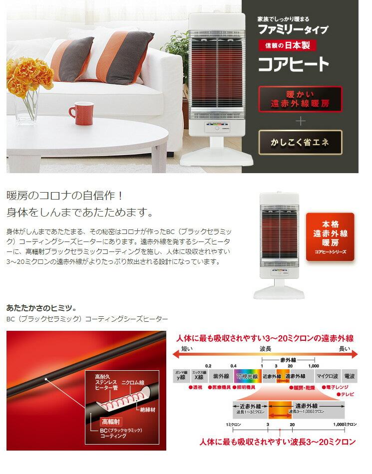 楽天市場】コロナ CORONA コアヒート AH-129R(SS) | 価格比較 - 商品