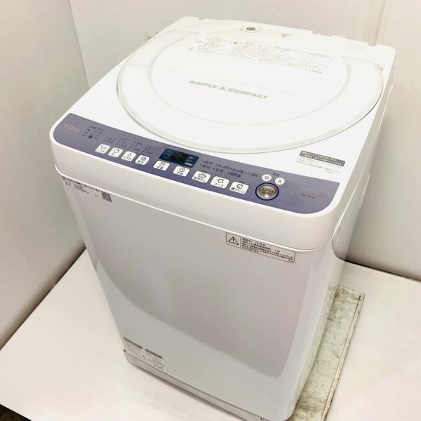 楽天市場】シャープ シャープ ES-T710-W ホワイト系 全自動洗濯機 上