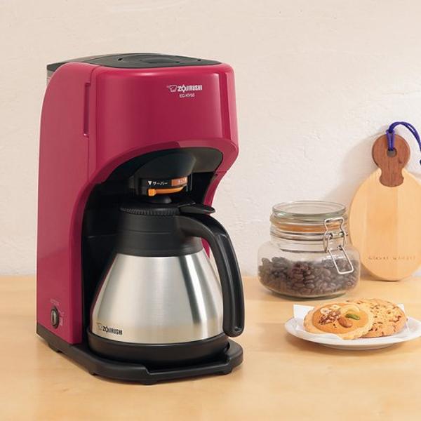 楽天市場】象印マホービン 象印 コーヒーメーカー レッド 675ml EC