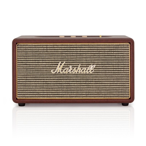 Marshall Stanmore Active Stereo Bluetooth Speaker, Brown at Gear4music
