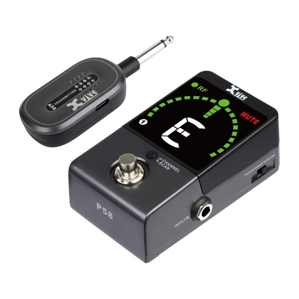 Xvive P58 5.8GHz Digital Guitar Pedal Tuner at Gear4music