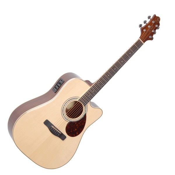 DISC Greg Bennett D-5CE Electro Acoustic Guitar, Natural at Gear4music
