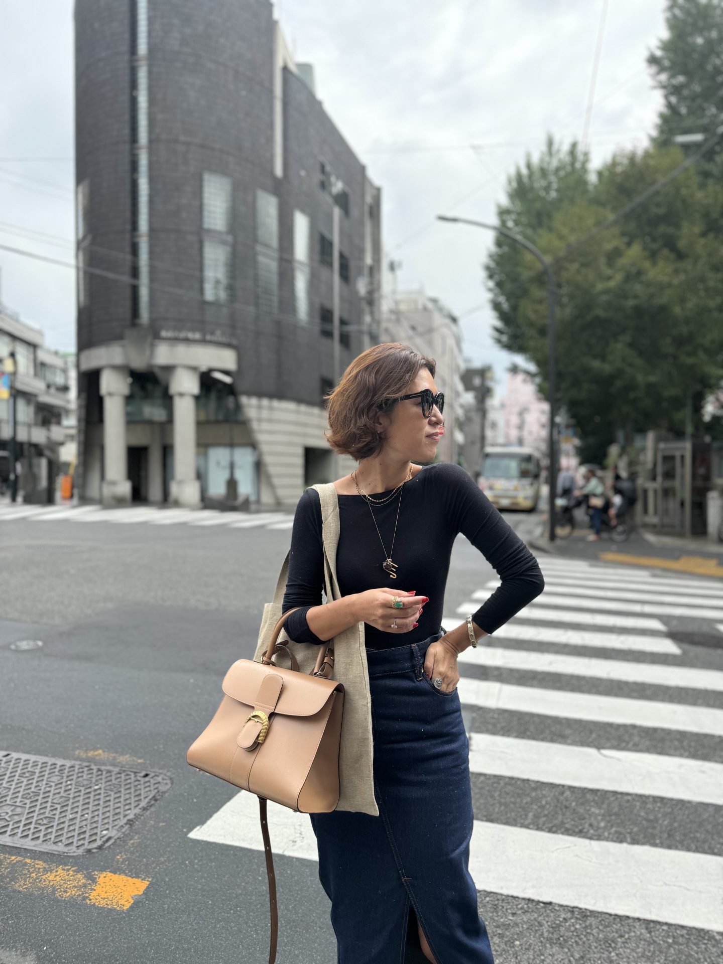 インティミッシミの カシミヤモダール着こなし例｜大草直子の毎日AMARC