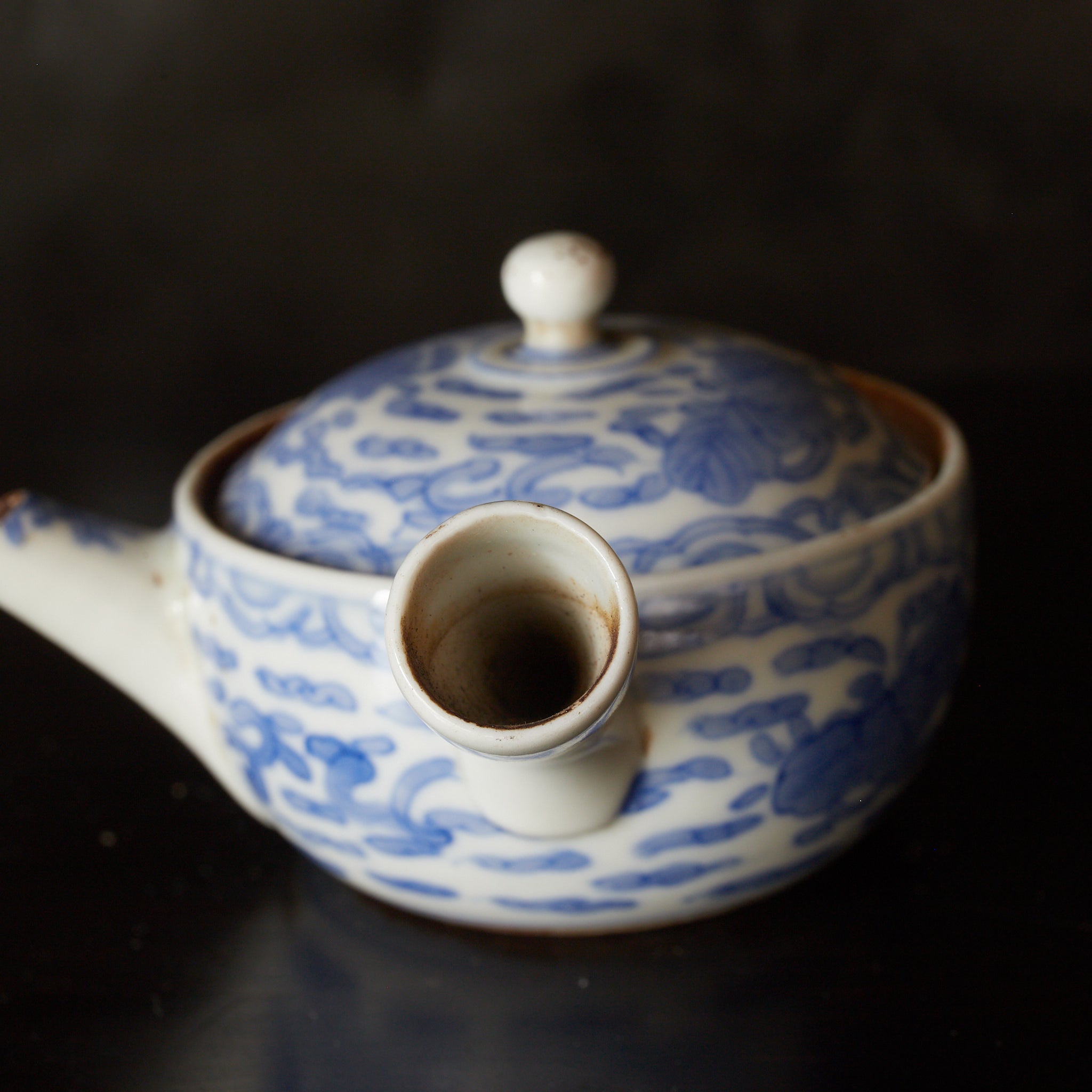 中国宋時代 青白磁急須 幅約5.5㎝ 東Y7-1208☆2F 中国