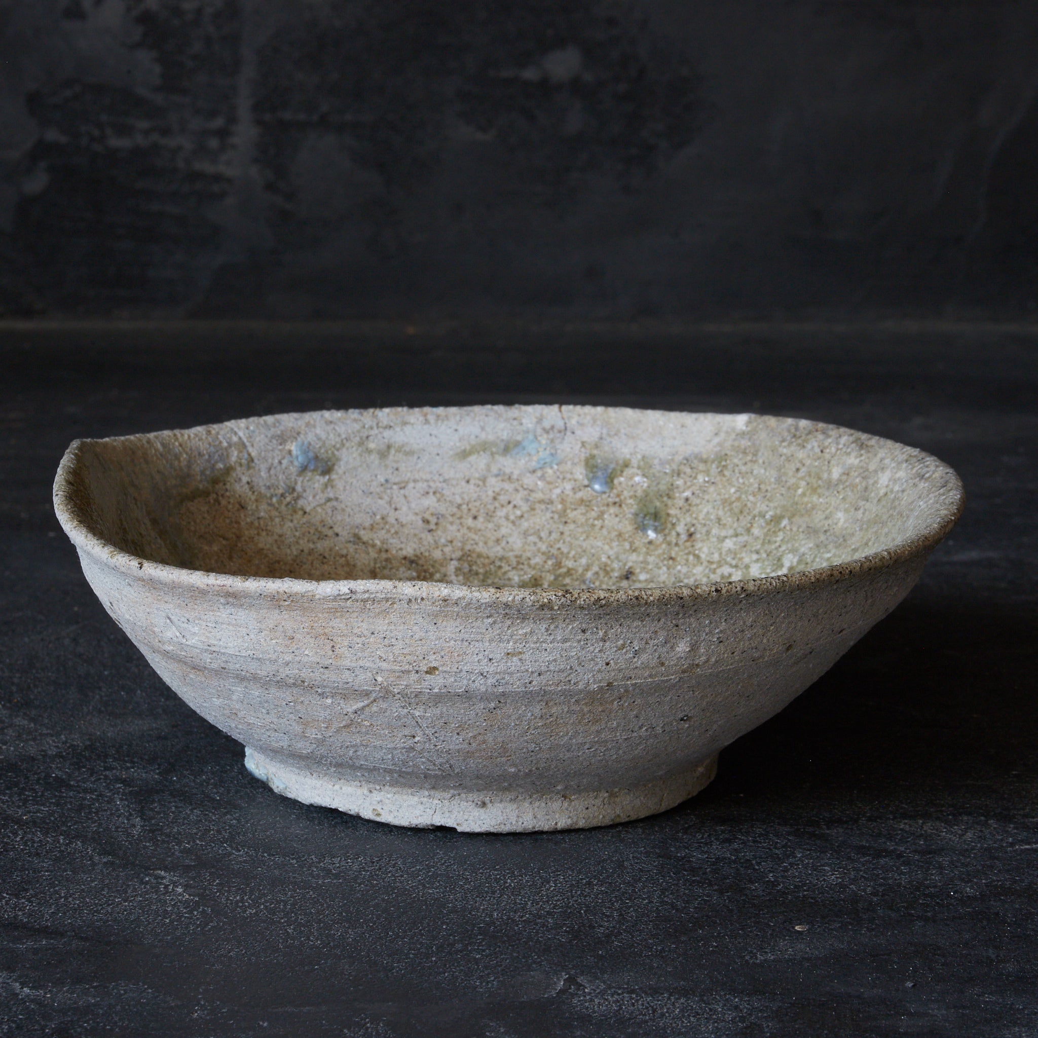 平安–鎌倉時代 古常滑 山茶碗 木箱付（794–1333CE） | 入蘆花