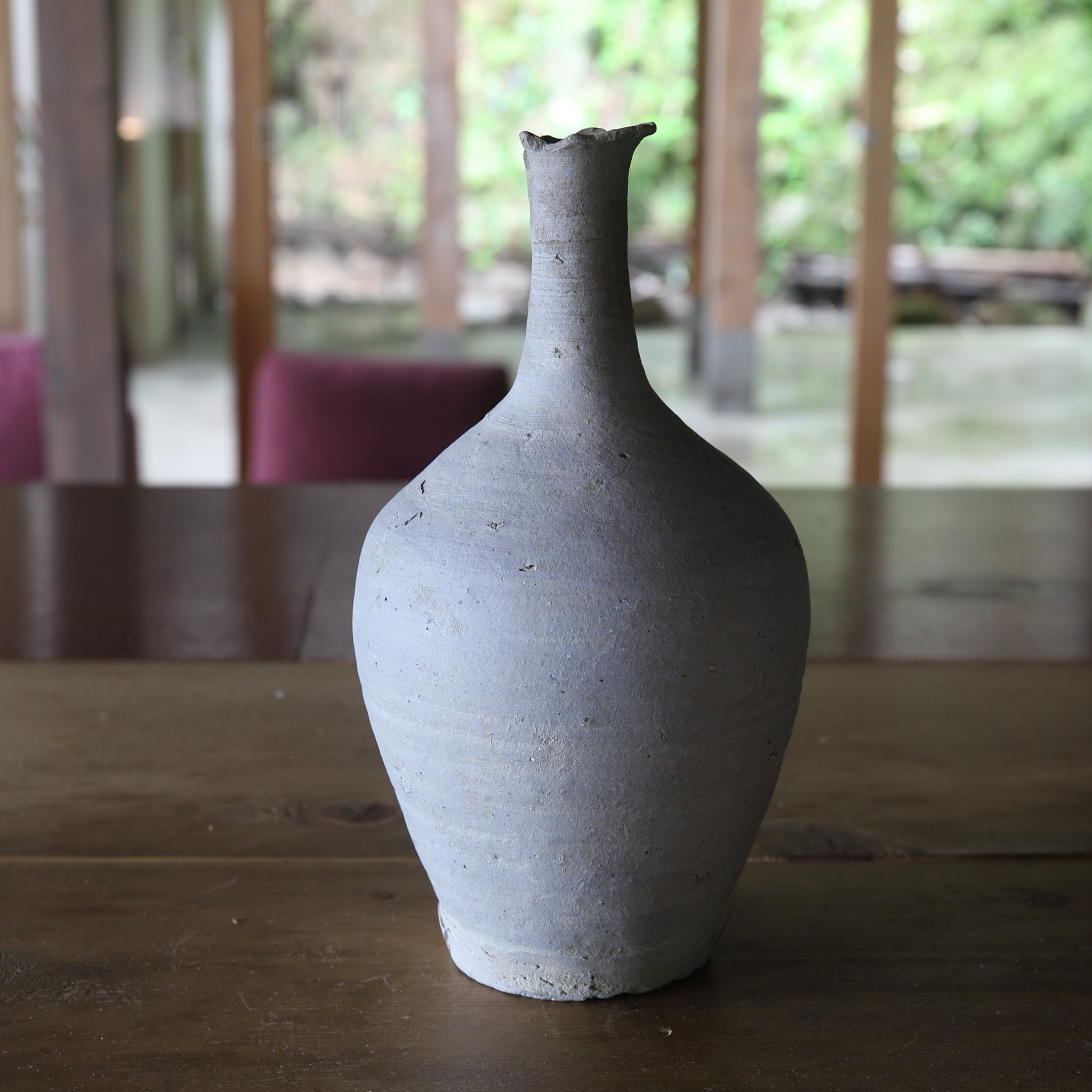 新羅土器 長頚壺（668–900 CE） | 入蘆花（ロカニイル）