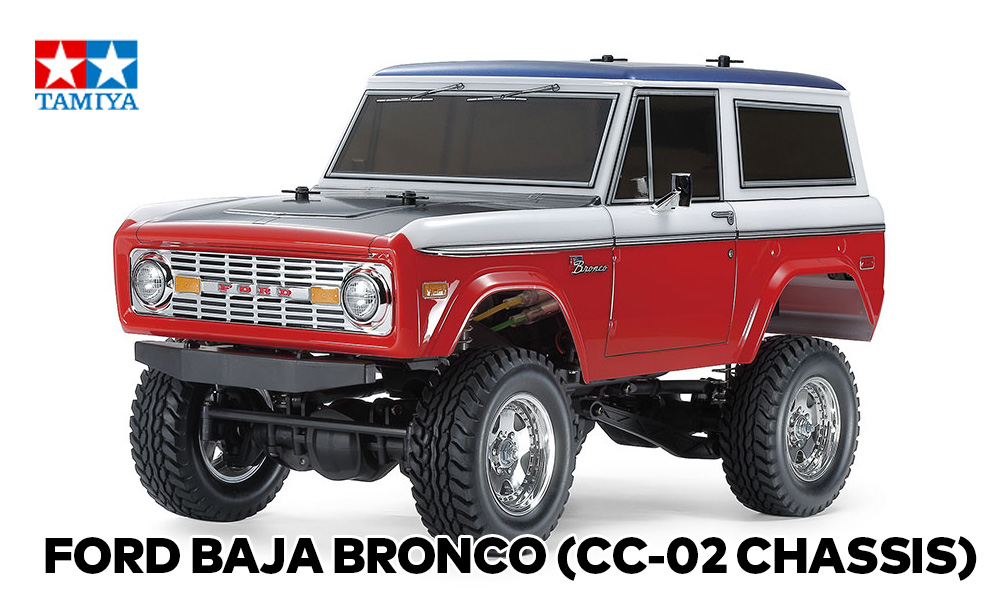 新製品】タミヤ CC-02 1/10RC フォード バハ ブロンコ 〜 ついにCC02