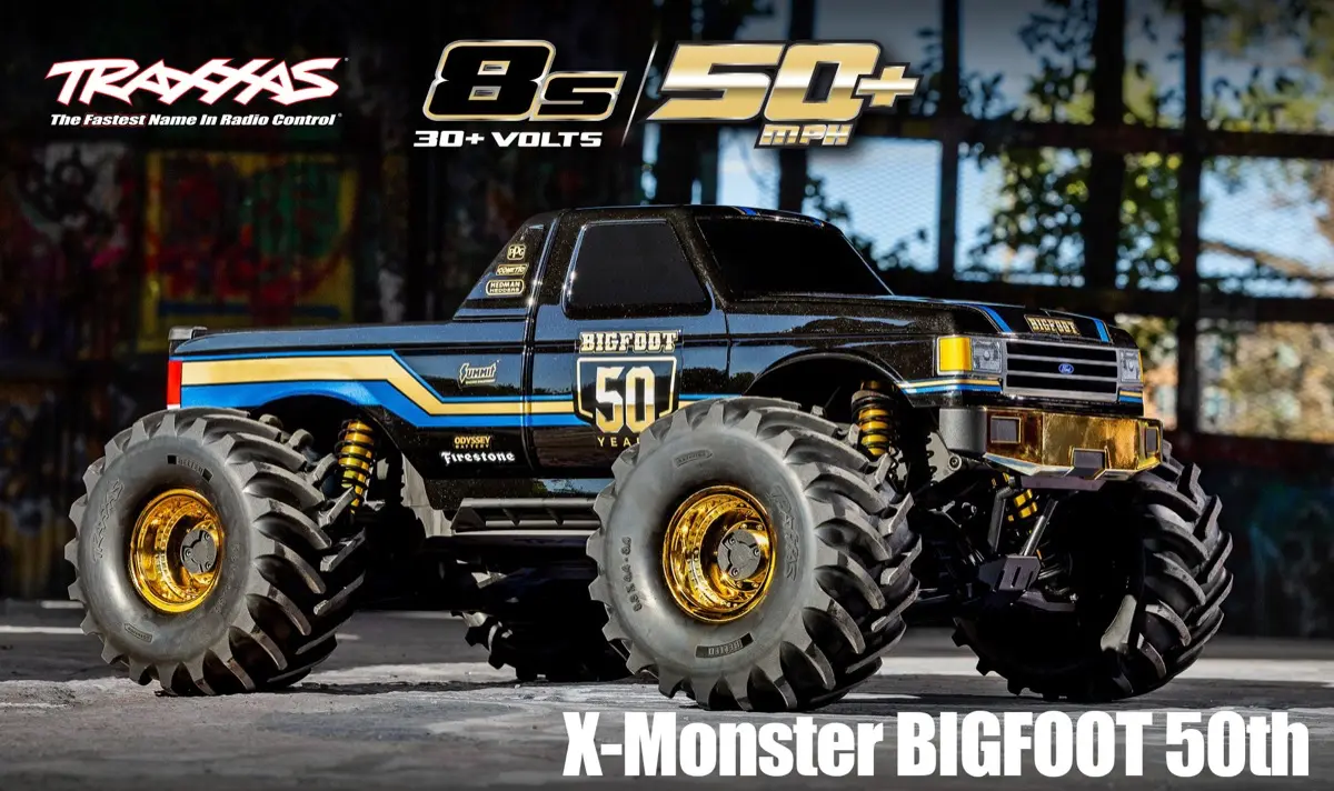 新製品】TRAXXAS X-Monster BIGFOOT 50th | トラクサスの大型