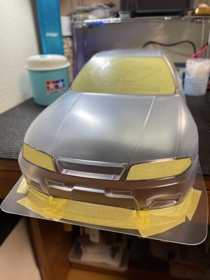 タミヤ スカイライン GT-R（R33）ボディ作り始めました | RC/DC