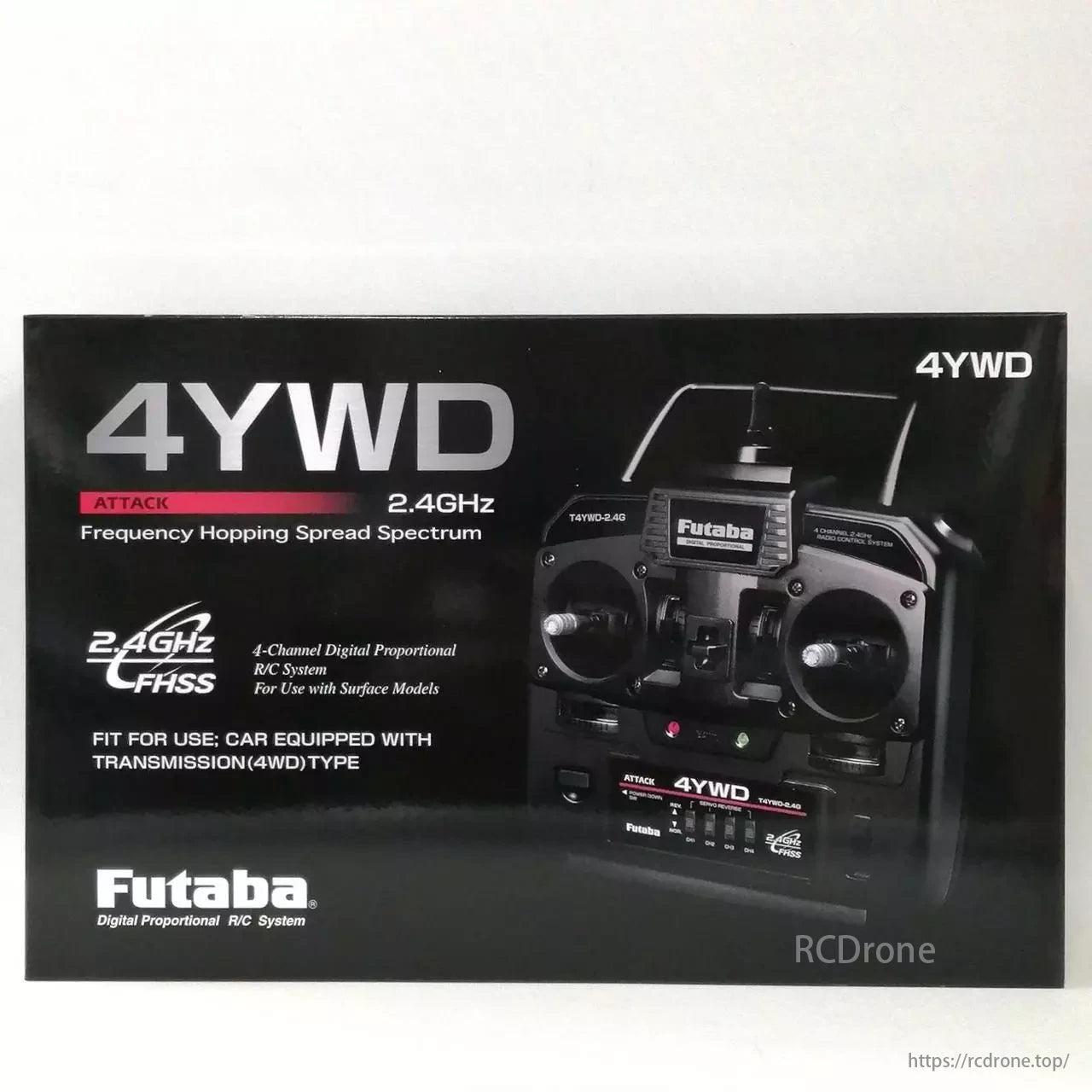Futaba Attack 4YWD Transmitter - 4-Channel 2.4GHz Radio System w