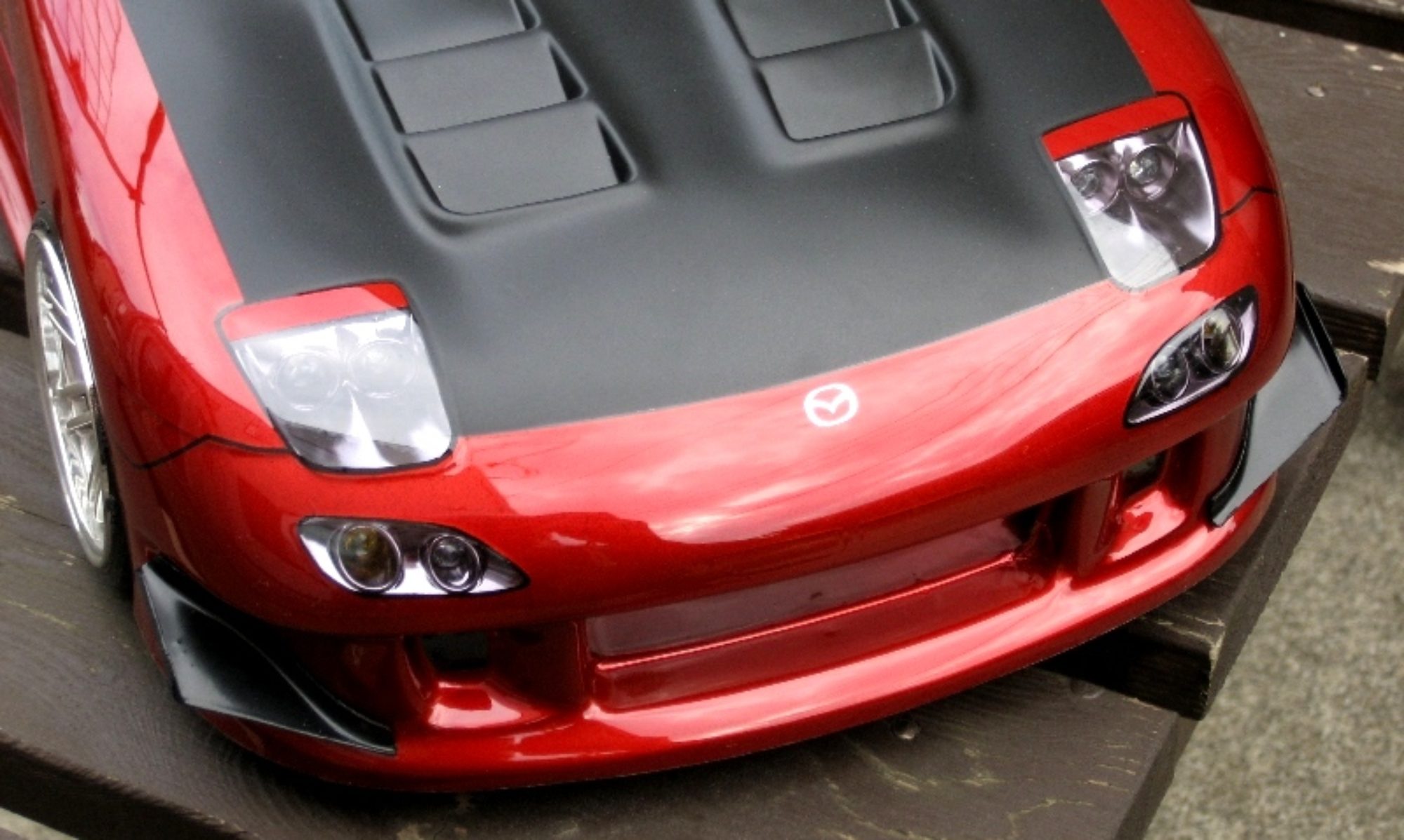 dlike fd3s ボディ制作【マッドマイク風】 | ラジコンボディ塗装見える化