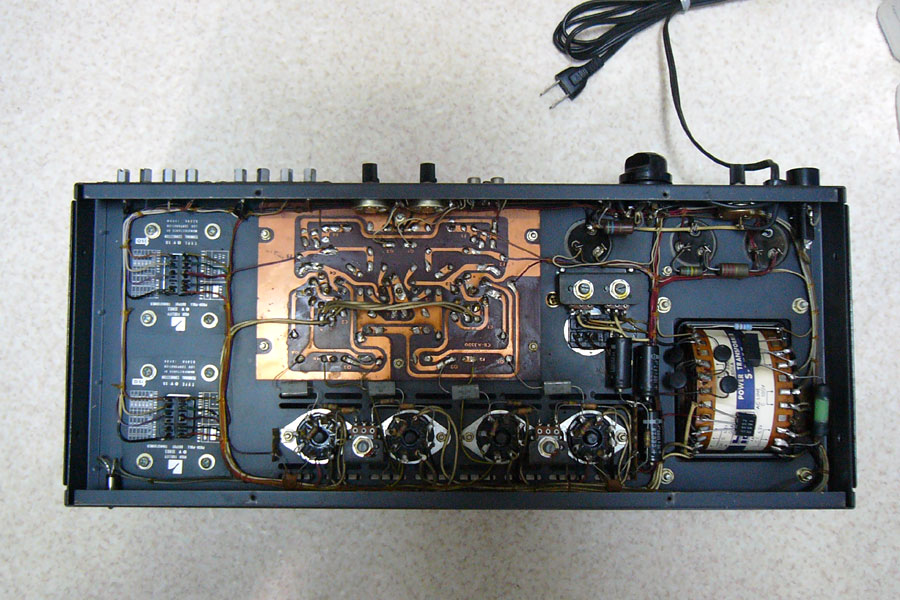 LUX真空管アンプ A3500のレストア