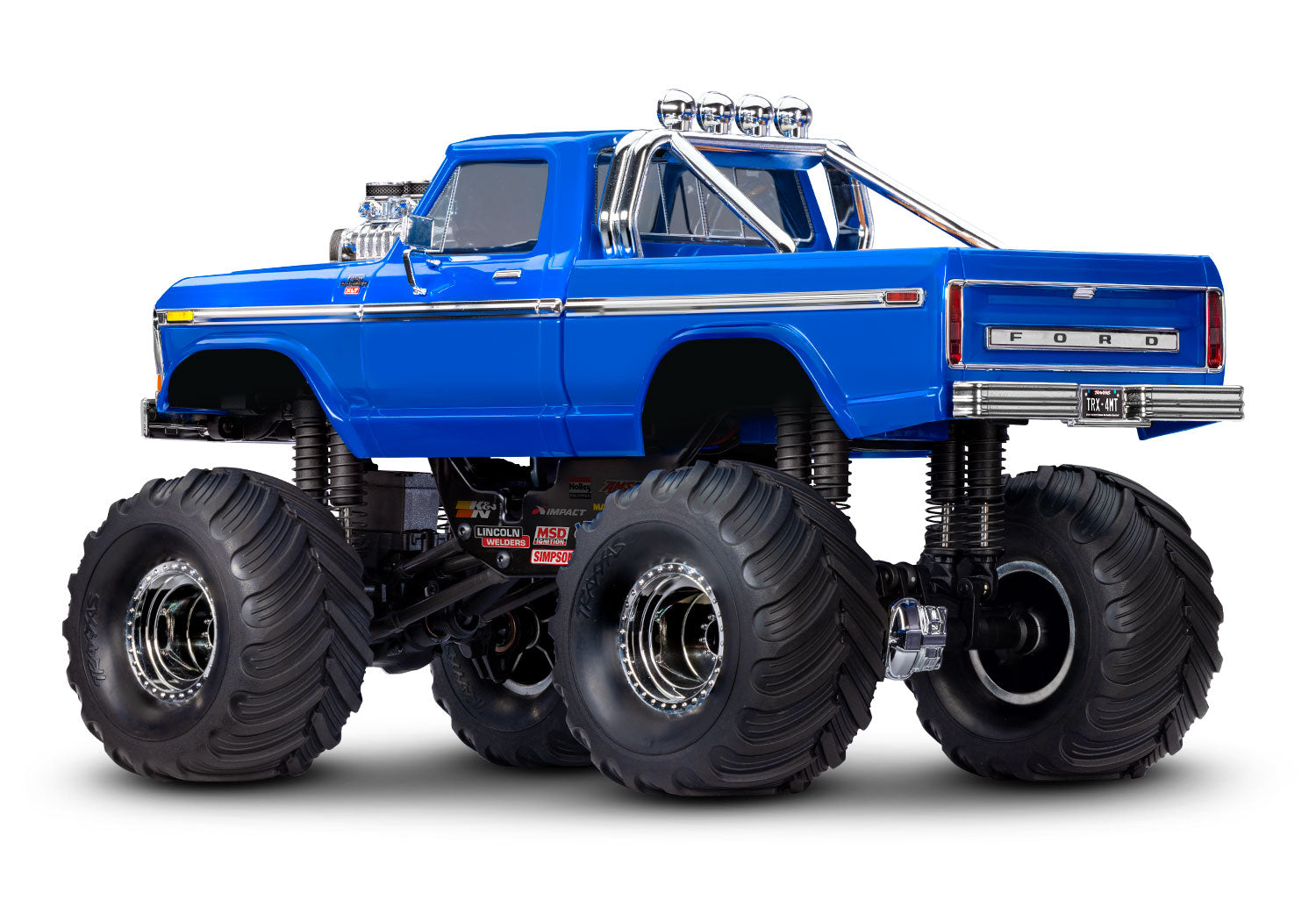 トラクサス 1/18 TRX4MT フォード F150 モンスタートラック ブルー 98044-1