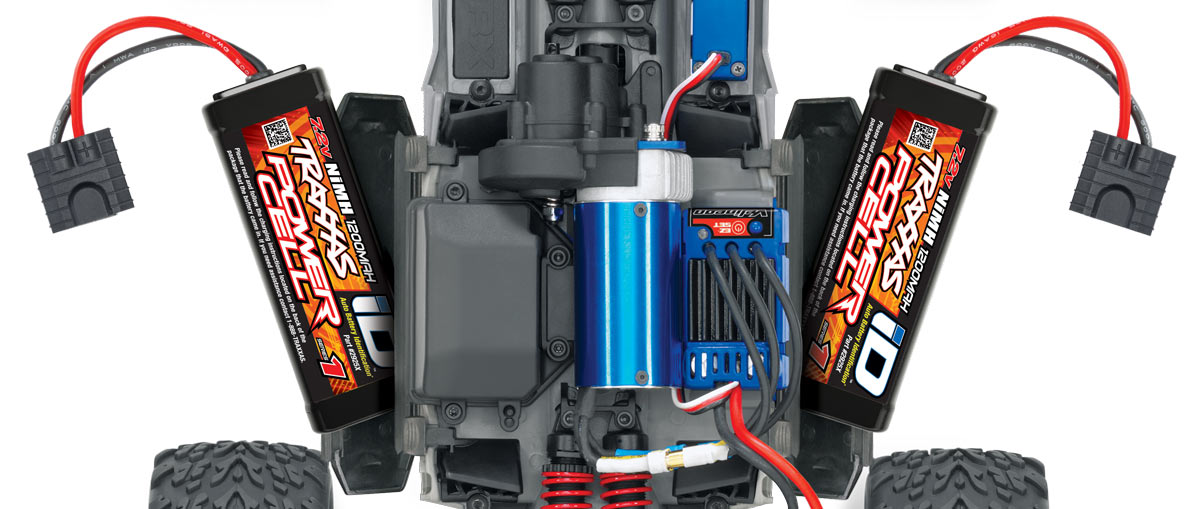 トラクサス E-Revo VXL 1/16 4WD RTRトラック ブラシレスモーター、ESC