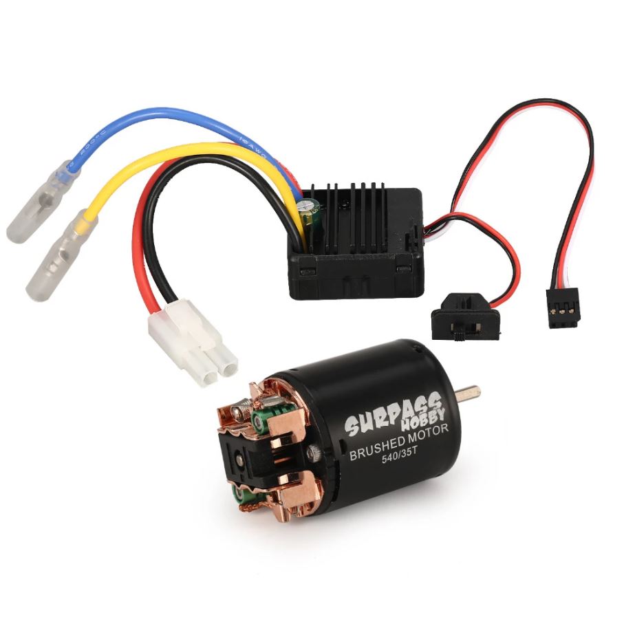 540 Brushed Motor + 60A ESC Combo Kit – RC Printer