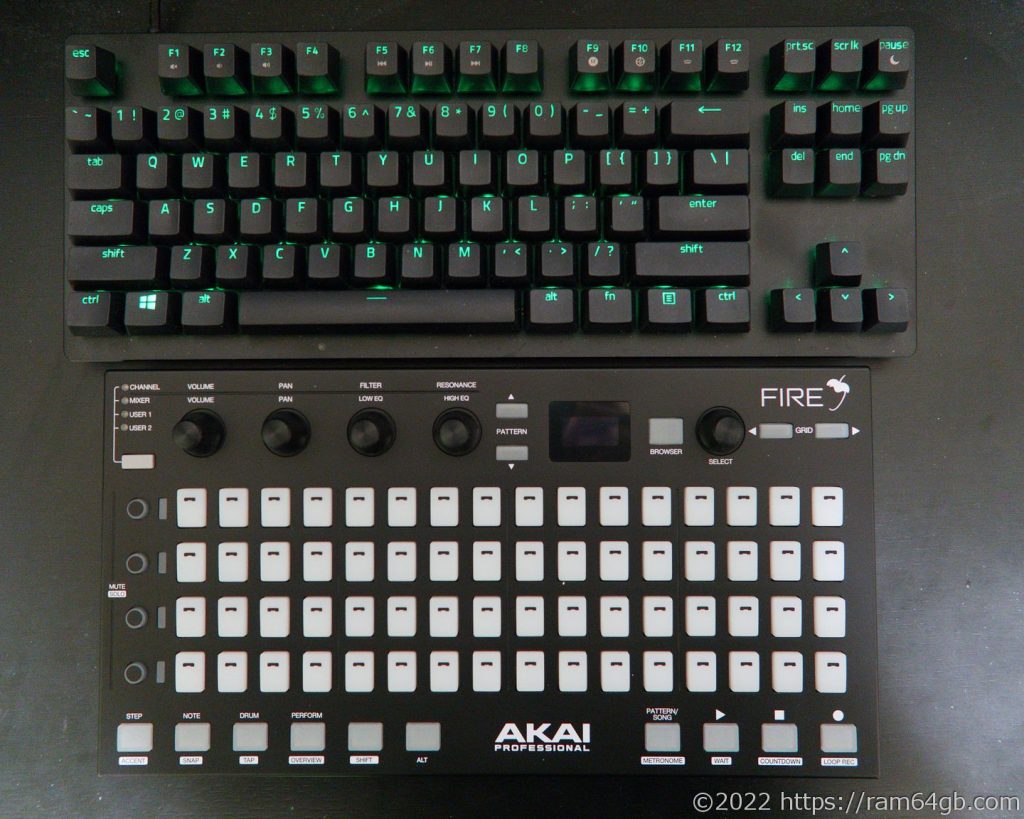 FL Studio 専用コントローラー : AKAI Fire レビュー | デジタル