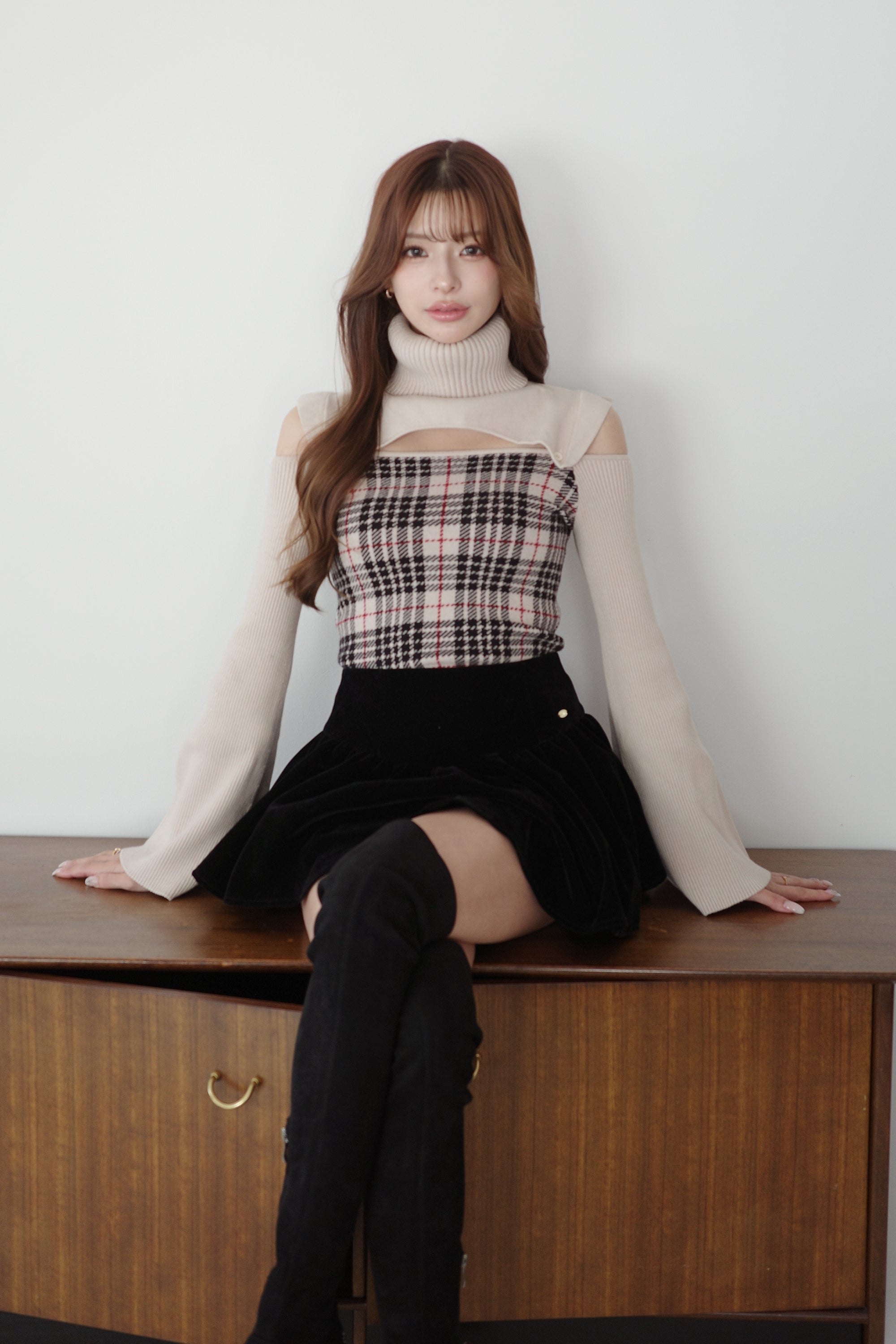 ガーターニットアンサンブル – Randy