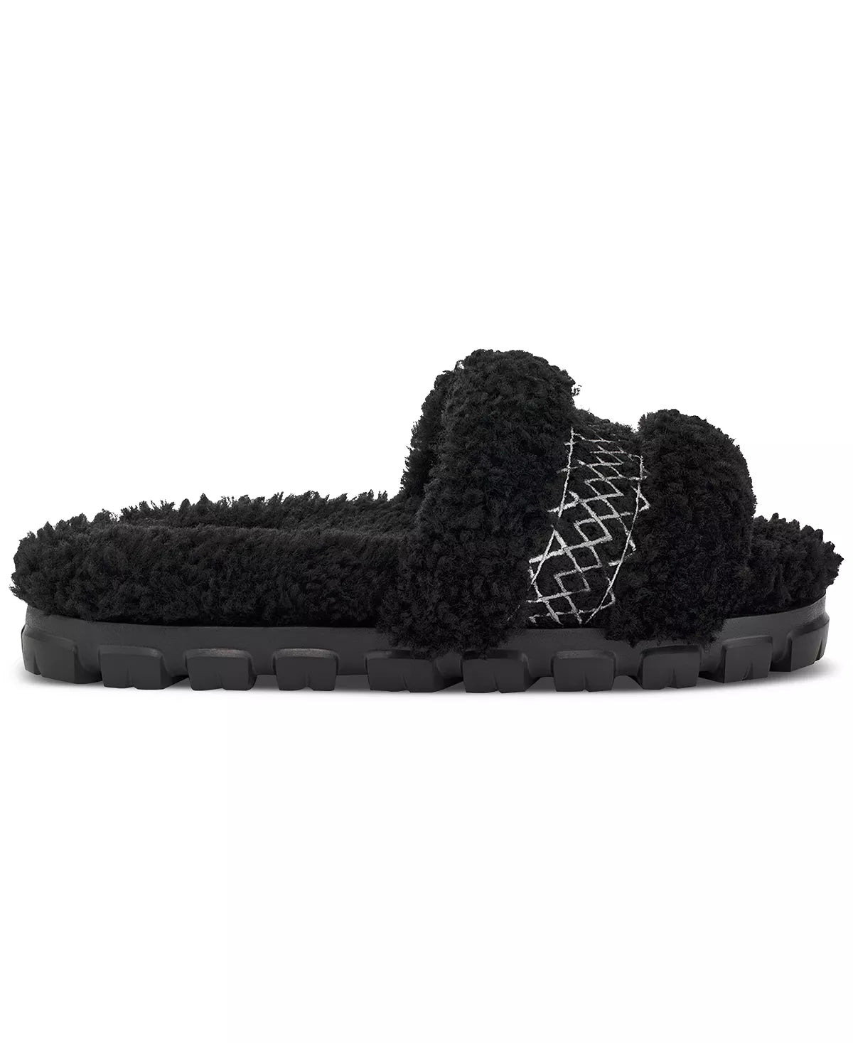 WOMEN'S UGG COZETTA UGG BRAID SLIPPER | BLACK – Randy's Shoes