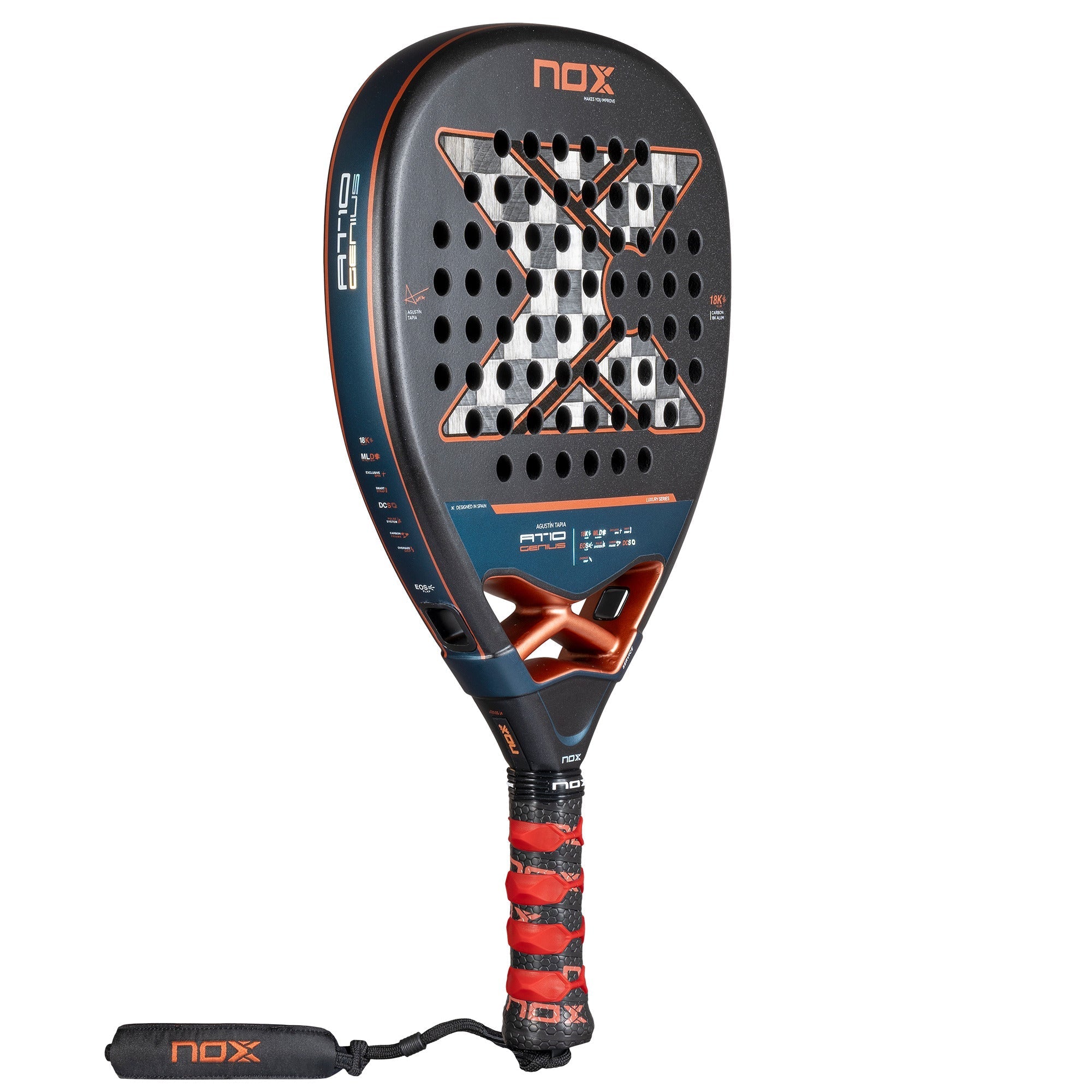 Nox Padel Racket AT Genius Attack 18K 25 – Racket Central