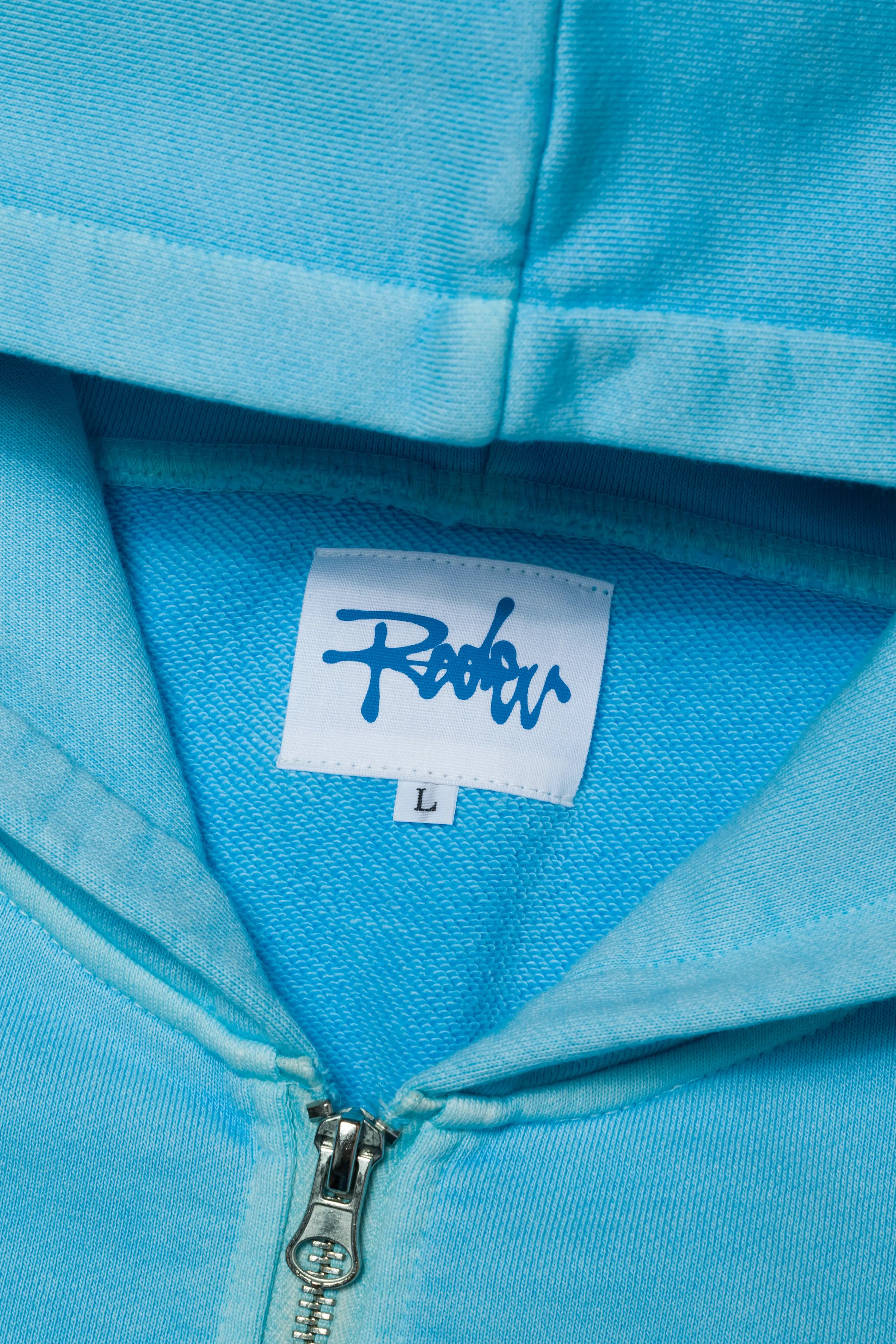 ロゴジップフーディー / ブルー – らっだぁのおみせ