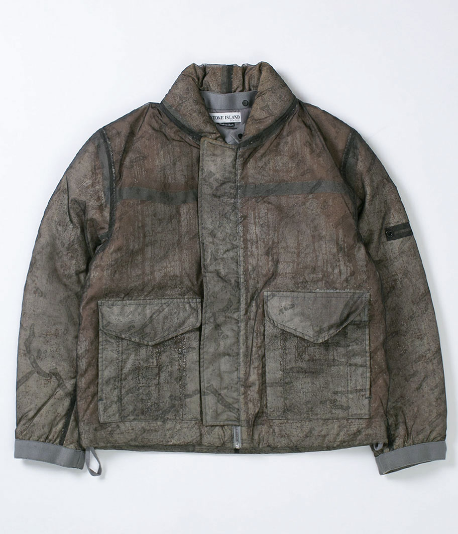 01AW STONE ISLAND Monofilament Camo Jacket - Fresh Service