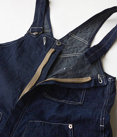 ANACHRONORM Rinsed Denim Overall [INDIGO] - Fresh Service