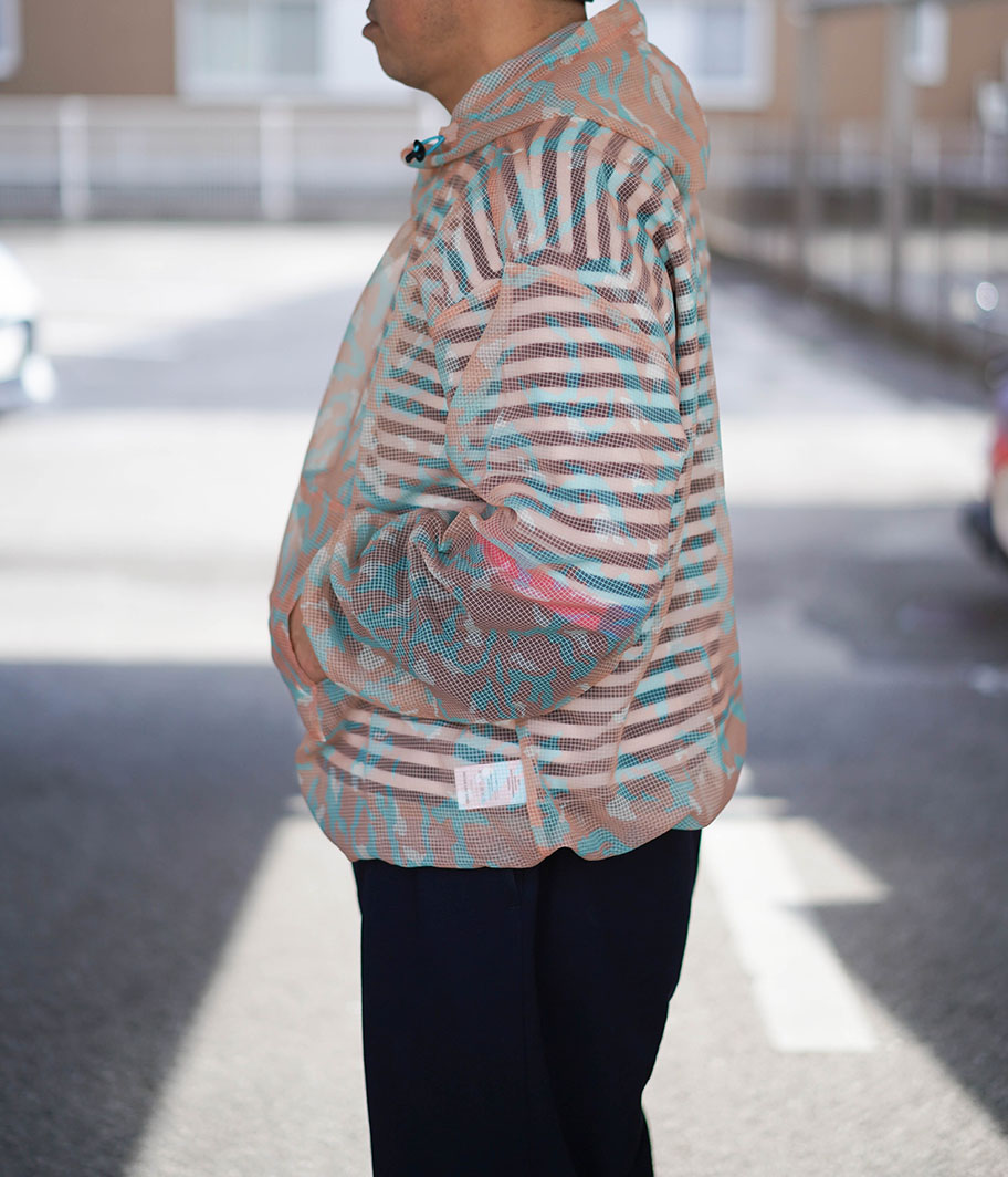 GEEK OUT STORE MESH CAMO HOODIE [CAMO1] - Fresh Service NECESSARY