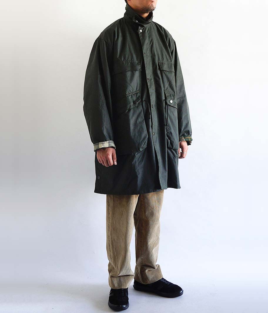 KAPTAIN SUNSHINE Stand Collar Traveller Coat [OLIVE] - Fresh