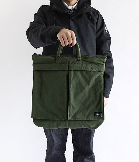 KAPTAIN SUNSHINE×PORTER 2Way Helmet Bag [OLIVE] - Fresh Service