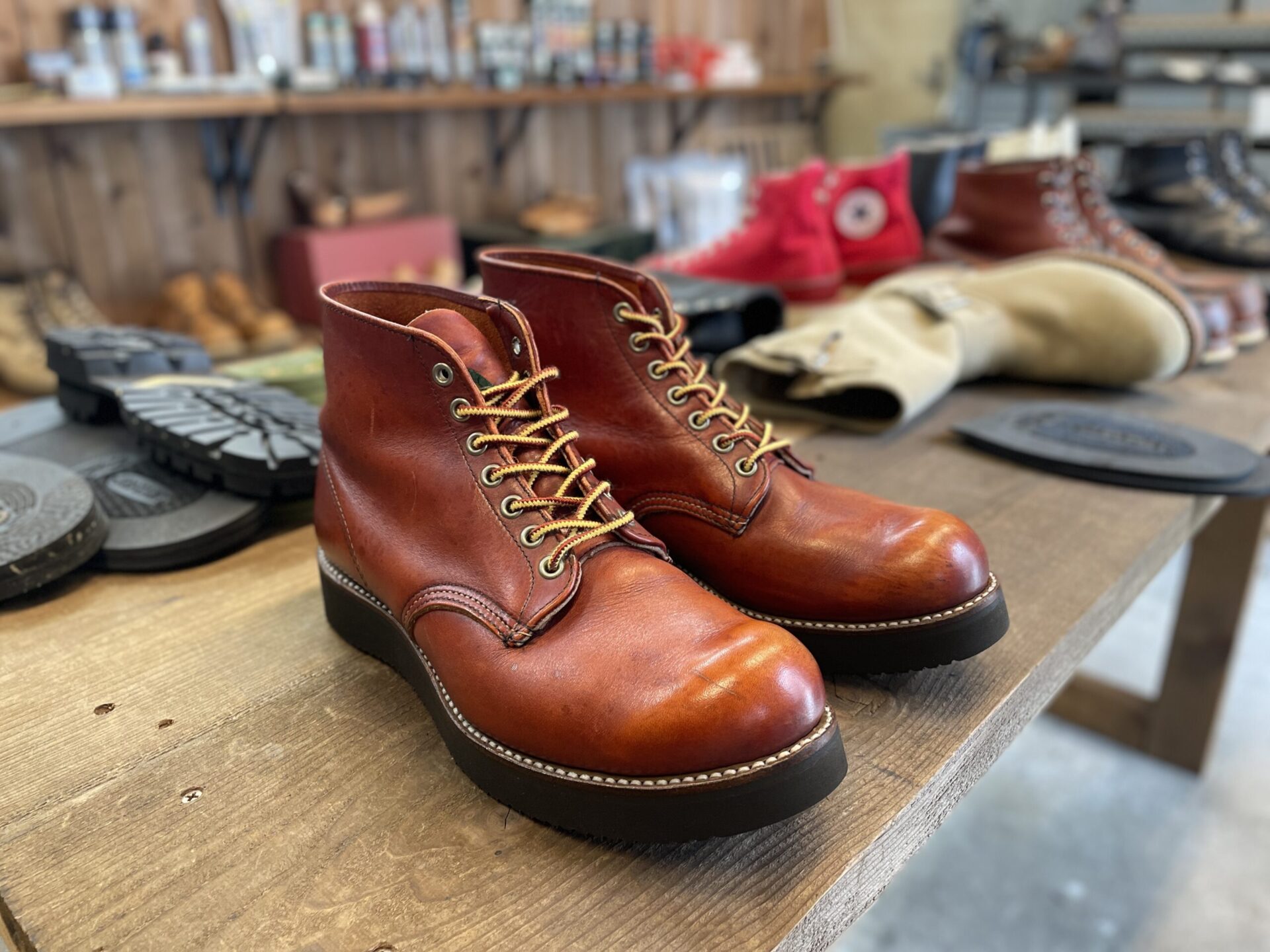 レッドウイングのアイリッシュセッターを更に履きやすくするビブラム