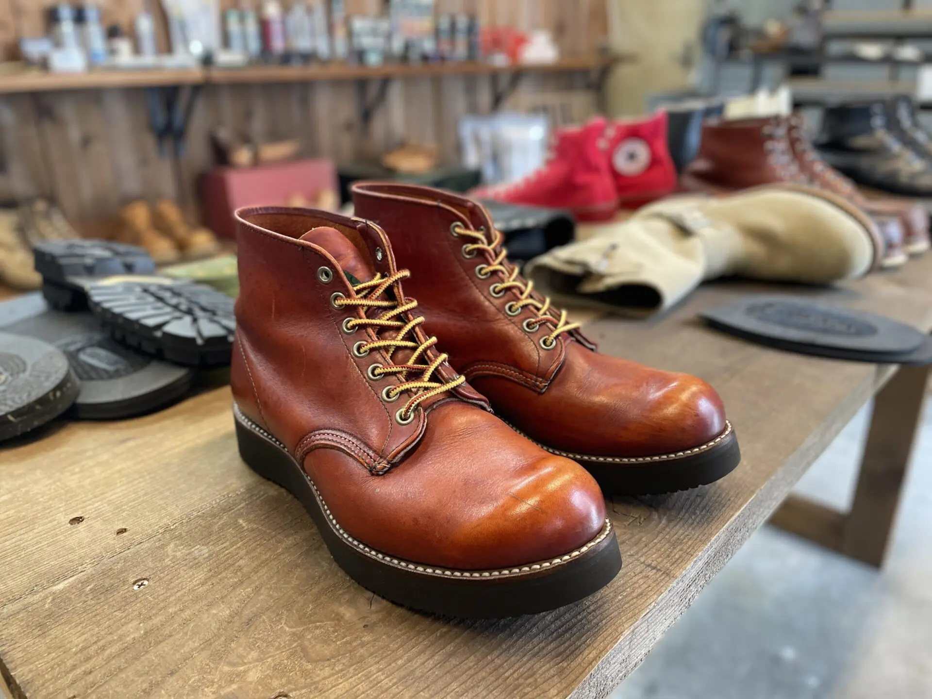 レッドウイングのアイリッシュセッターを更に履きやすくするビブラム