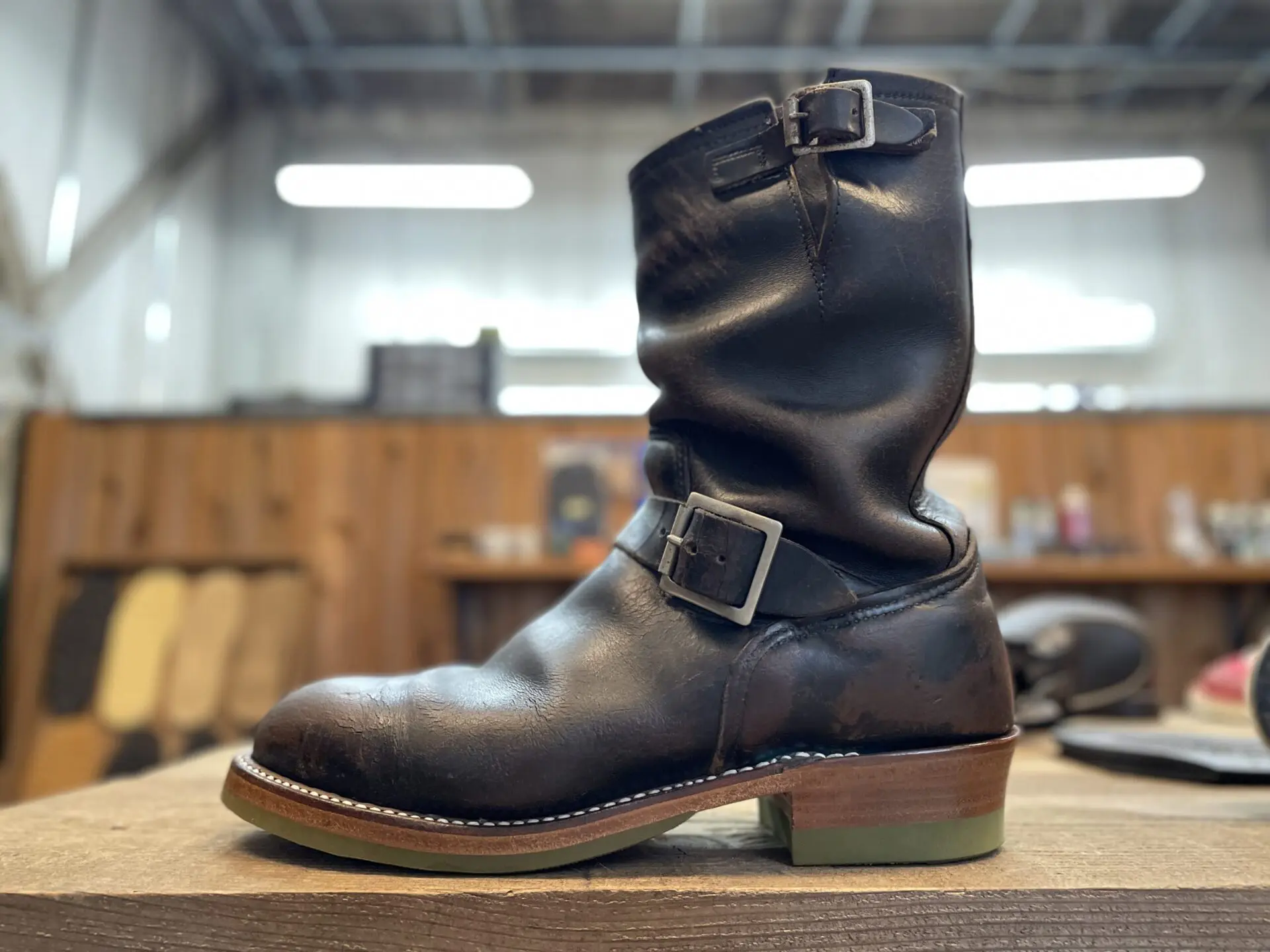 RED WING エンジニアブーツ スエード 黒 レッドウィング RED WING