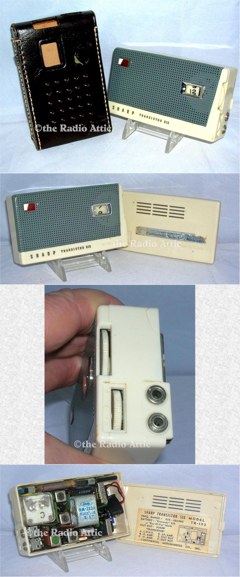 Sharp TR-182 (1958) - SOLD! - item number 0520547