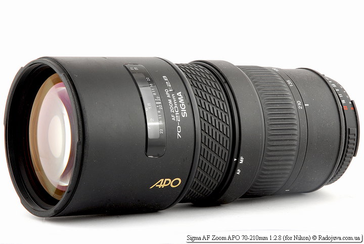 Review Sigma AF Zoom APO 70-210 mm 1: 2.8 | Happy