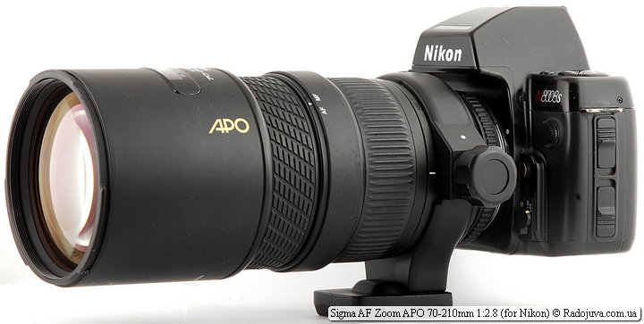 Review Sigma AF Zoom APO 70-210 mm 1: 2.8 | Happy