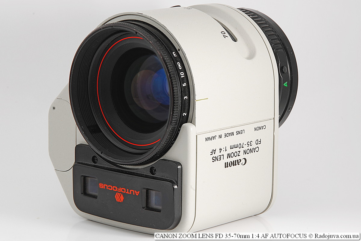 Overview of CANON ZOOM LENS FD 35-70mm 1: 4 AF AUTOFOCUS | Happy