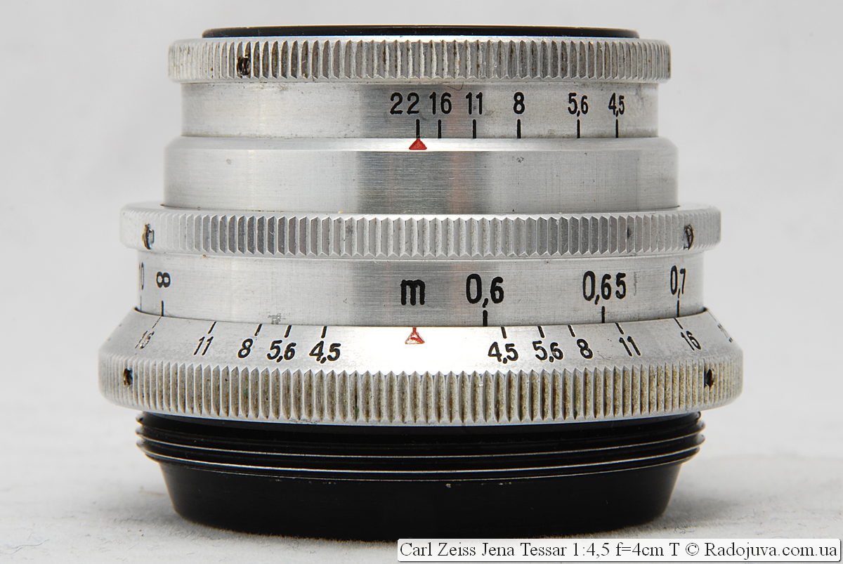 Review Carl Zeiss Jena Tessar 1: 4,5 f = 4cm T | Happy