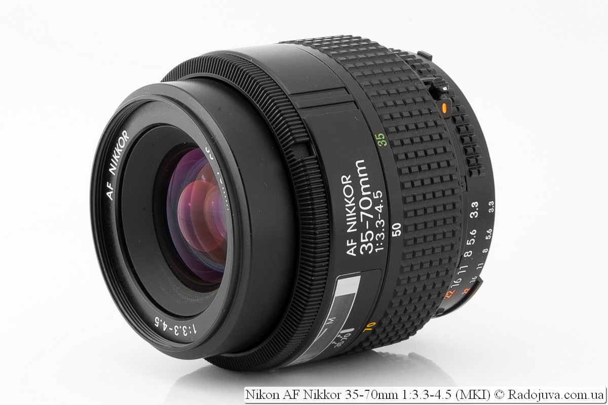 Review of Nikon AF Nikkor 35-70 mm 1: 3.3-4.5 (MKI). Lens test | Happy