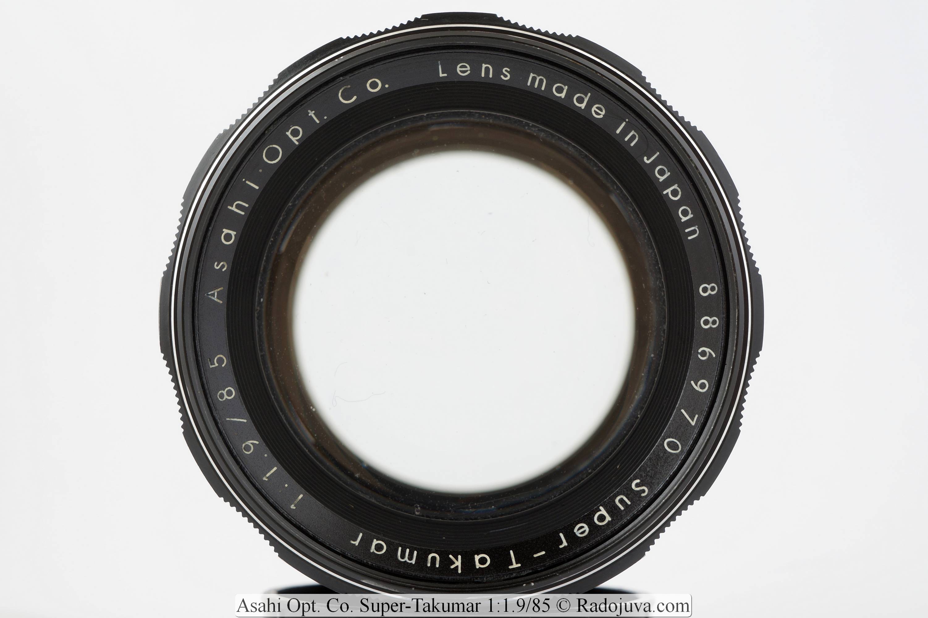 Review Asahi Opt. Co. Super-Takumar 1: 1.9 / 85 | Happy