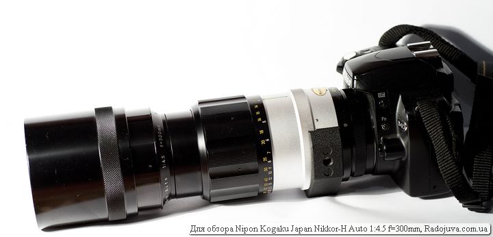 Nippon Kogaku Japan Nikkor-H Auto 1 Lens Overview: 4.5 f = 300mm